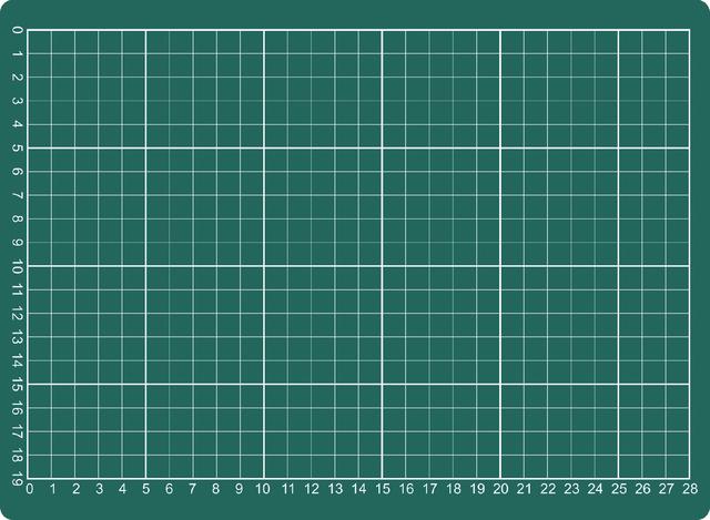 Snijmat A4 300x220mm groen - foamboarden.nl