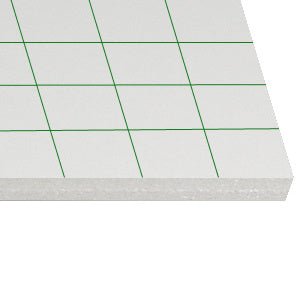 Zelfklevend foamboard 10mm 70x100 zelfklevend/wit (12 platen) - foamboarden.nl